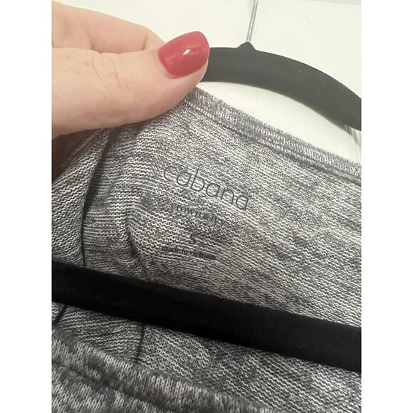 Women’s Gray Dolman Sweater Cabana By Crown & Ivy Size Small - Picture 4 of 6